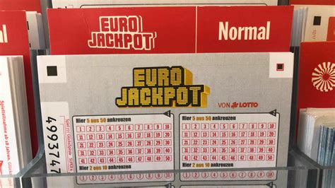 Eurojackpot am Dienstag .